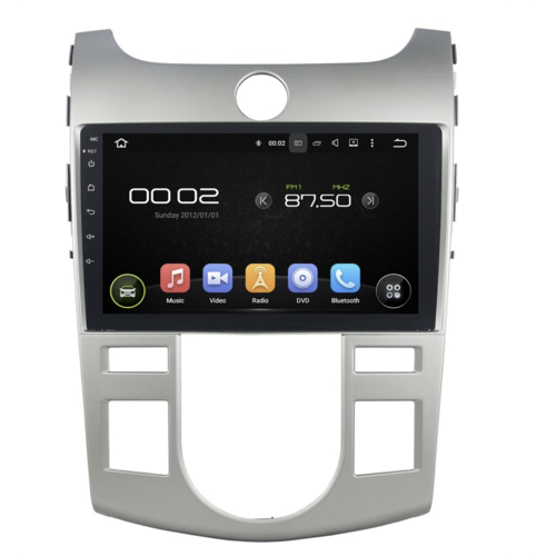 Штатная магнитола CarMedia KD-9702-P5 для Kia Cerato II 2008-2013 (TD) с климат-контролем на Android 9.0
