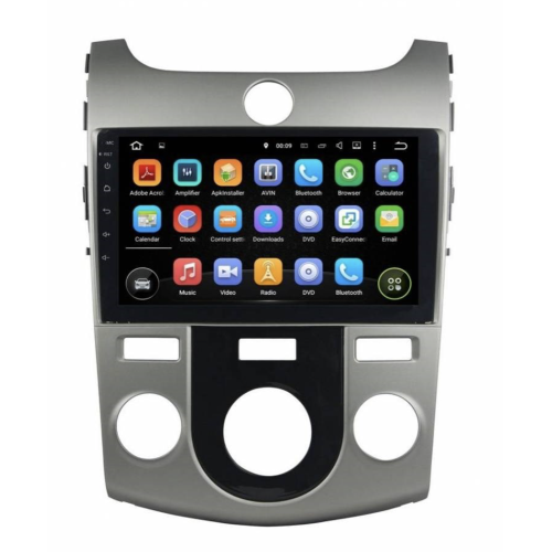 Штатная магнитола CarMedia KD-9703-P6 для Kia Cerato II 2008-2013 (TD) с кондиционером на Android 10.0
