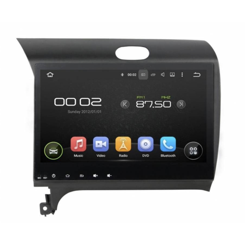 Штатная магнитола CarMedia KD-1071-P5 для Kia Cerato III 2013+ на Android 9.0