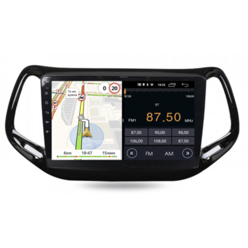 Штатная магнитола Parafar для Jeep Compass II 2017-2024 на Android 11.0 (PF997FHD)