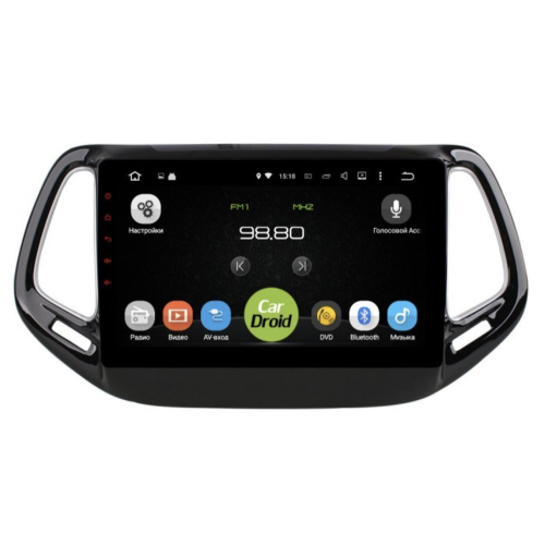Штатная магнитола Roximo CarDroid RD-2204F для Jeep Compass II 2017-2024 (Android 10.0) DSP