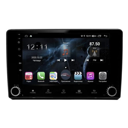 Магнитола Farcar H1215RB (S400) для Mitsubishi Pajero IV 2020+ на Android 10.0 с кнопками