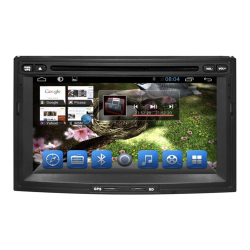 Штатная магнитола CarMedia KR-7053-T8 Peugeot 3008, 5008, Partner на Android 9.0