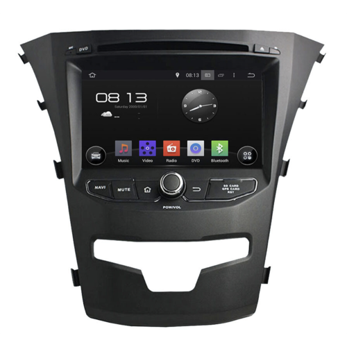 Штатная магнитола CarMedia KD-7225-P5-32 для SsangYong Actyon II 2013-2022 на Android 10.0