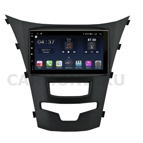 Магнитола FarCar TG829-RSY-N06A (S300) для SsangYong Actyon II 2013-2022 на Android 10.0