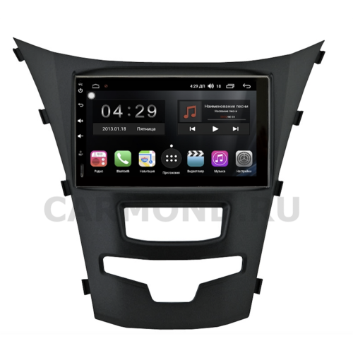 Магнитола FarCar S300 (RL829-RSY-N06A) для SsangYong Actyon II 2013-2022 на Android 9.0