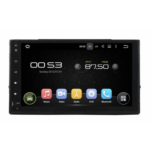 Штатная магнитола CarMedia KD-9406-P5 для Toyota Corolla XI, XII; Fortuner 2015-2025 на Android 9.0