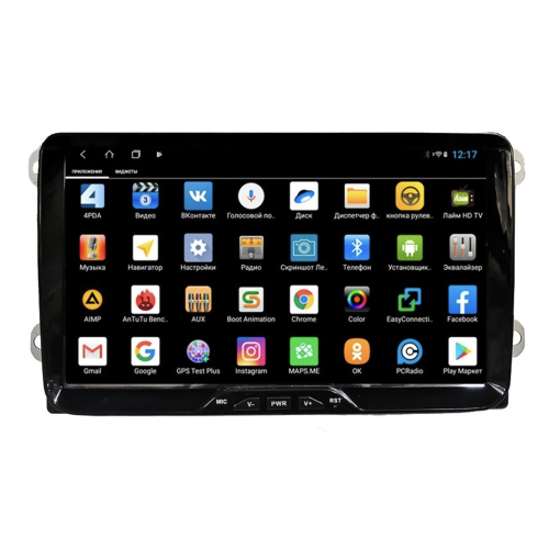 Штатная магнитола Parafar для Volkswagen Amarok, Caddy, Golf, Jetta, Passat, Polo на Android 12.0 (PF904XHD9)