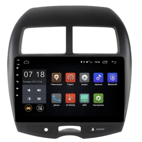 Штатная магнитола LeTrun 1884 Citroen C4 AirCross Android 6.0.1 10 дюймов (4G LTE 2GB)