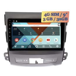 Wide Media KS9058QR-3/32 4G-SIM для Citroen C-Crosser 2007-2013 для авто с Rockford Android 10.0