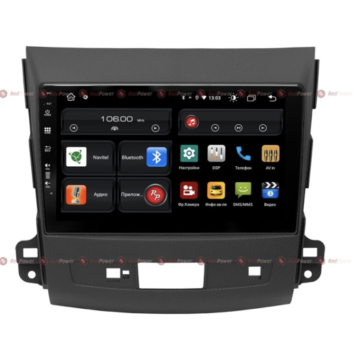 Штатная магнитола Redpower 61056 для Citroen C-Crosser 2007-2013 на Android 10.0