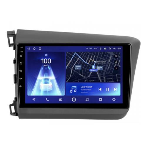 Штатная магнитола Teyes CC2 Plus 3/32 ГБ для Honda Civic 2012-2015 на Android 10.0
