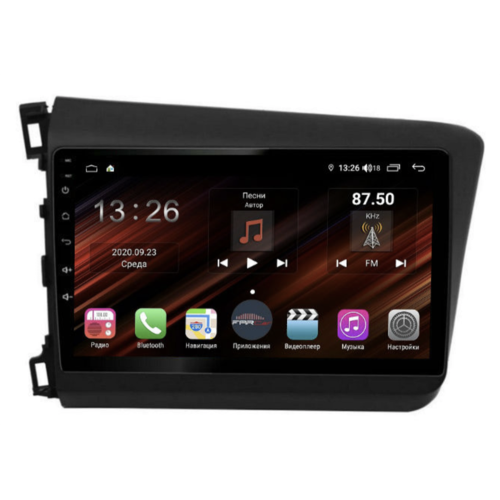 Магнитола Farcar XH132R (S400) (6/128ГБ) для Honda Civic 2012-2015 на Android 10.0