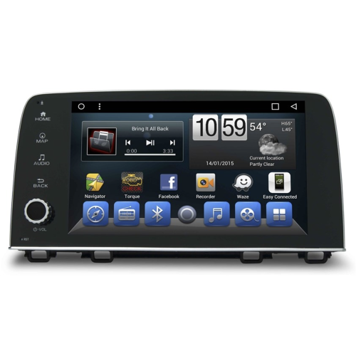 Головное устройство CarMedia KR-9074-T8 Honda CR-V V 2017-2024 на Android 9.0