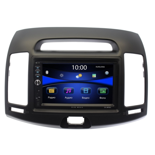 Магнитола в штатное место Hyundai Elantra, Avante 2006 - 2011 Wide Media DV-JM7121 черная