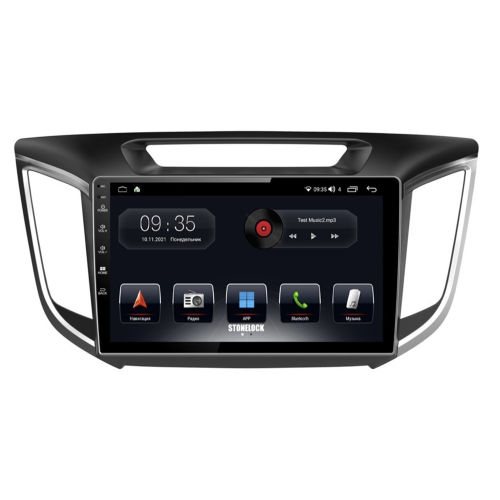 Штатная магнитола Stonelock HYD915MB8 2/32 ГБ для Hyundai Creta 2016-2021 на Android 10.0