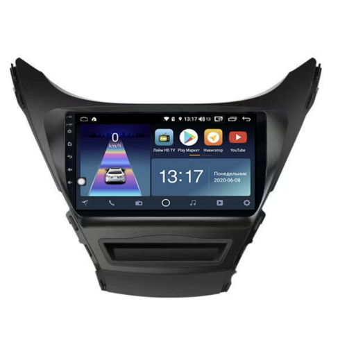 Штатная магнитола DayStar DS-7067ZM с DSP + 4G SIM + 6/128GB для Hyundai Elantra V (MD) 2014-2016 на Android 10.0