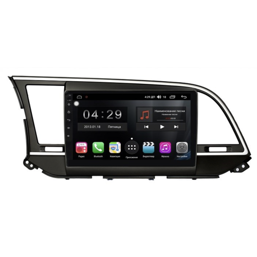 Магнитола Farcar RG581R (S300) для Hyundai Elantra VI (AD) 2016-2019 на Android 9.0