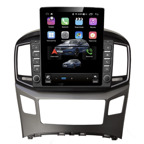Магнитола Farcar RT586R (S300) TESLA для Hyundai H1 Starex II 2015-2022 на Android 9.0