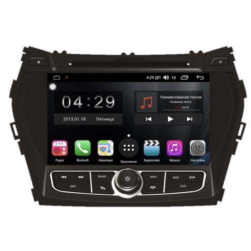 Магнитола Farcar RL209 (S300) для Hyundai Santa Fe 2012+ на Android 9.0