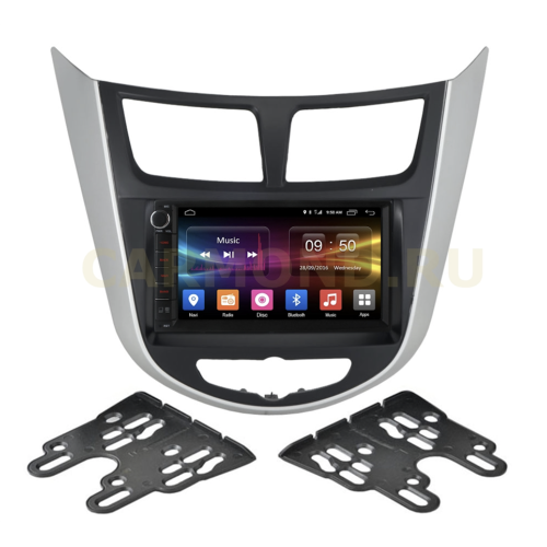 Штатная магнитола CarMedia OL-7002-D-RHY-N19 для Hyundai Solaris 2011-2017 на Android 10.0