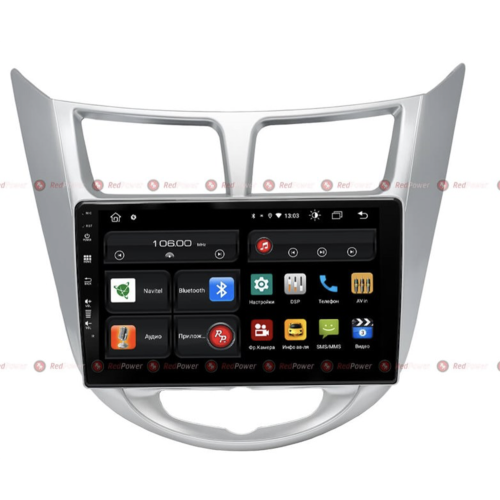 Штатная магнитола Redpower 61067 для Hyundai Solaris I 2011-2017 на Android 10.0
