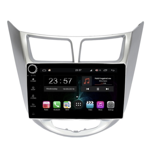 Магнитола Farcar RG067RB (S300) для Hyundai Solaris I 2011-2017 на Android 9.0