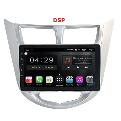 Магнитола Farcar RG067R (S300) для Hyundai Solaris I 2011-2017 на Android 9.0