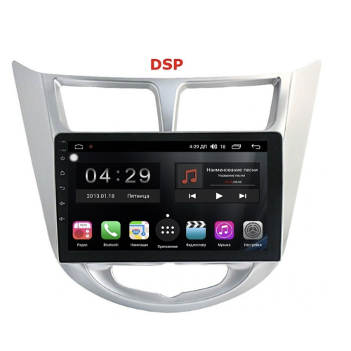 Магнитола Farcar RL067R (S300) для Hyundai Solaris I 2011-2017 на Android 9.0