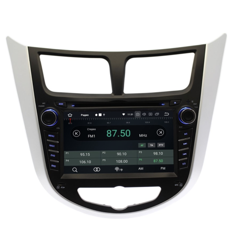 Штатная магнитола Hyundai Solaris 2010 - 2016, Verna Ksize DVA-VS7A300-OG-4/32