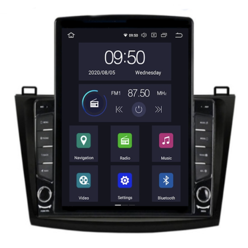 Штатная магнитола CarMedia OL-9507-HL для Mazda 3 (BL) 2009-2013 на Android 10.0