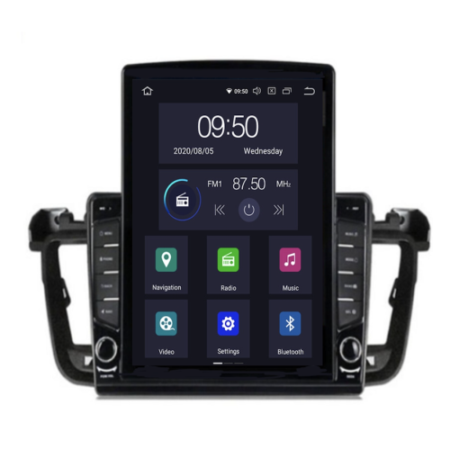 Штатная магнитола CarMedia OL-9142-HL для Peugeot 508 I 2012-2018 на Android 10.0