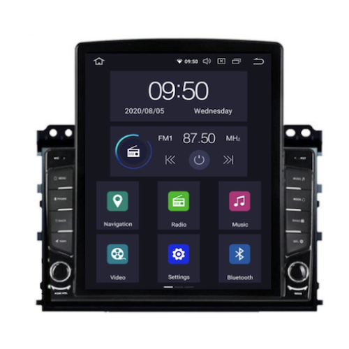 Штатная магнитола CarMedia OL-9696-HL для Toyota LC Prado 120 2002-2009 на Android 10.0
