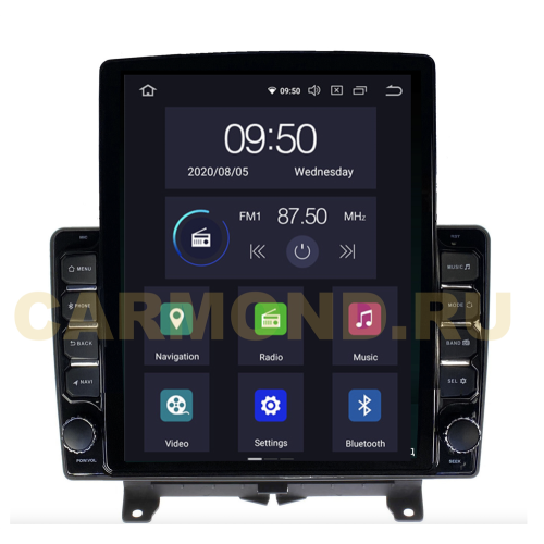 Штатная магнитола CarMedia SF-9307-HL для Range Rover Sport 2005-2009 на Android 10.0