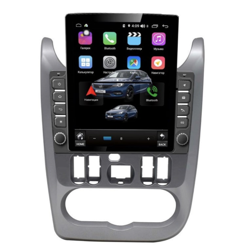 Магнитола Farcar RT752R (S300) TESLA для Renault Logan I, Sandero I 2009-2014 на Android 9.0