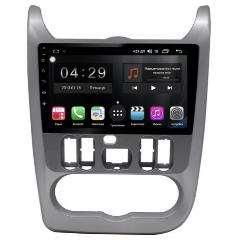 Магнитола Farcar RL752R (S300) для Renault Logan I, Sandero I 2009-2014 на Android 8.1