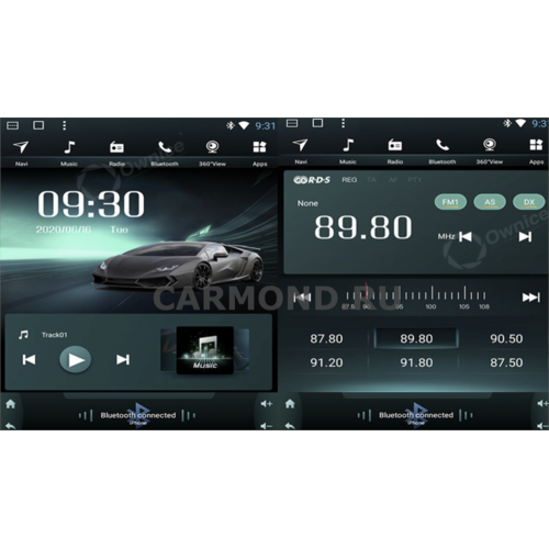 Штатная магнитола CarMedia OL-9681-HL для Toyota Land Cruiser 100 2002-2007 на Android 10.0