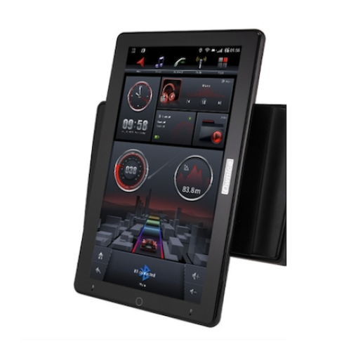 Штатная магнитола CarMedia OL-9102-RL TESLA (вертикально-поворотный экран) для Audi A4 2000-2008 на Android 10.0