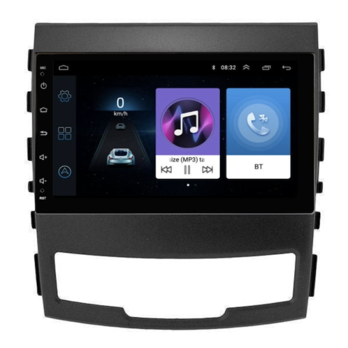 Автомагнитола Wide Media LC7001-ON-1/16 для SsangYong Actyon 2010-2013 на Android 8.0