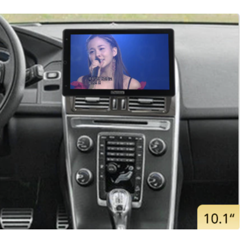 Штатная магнитола CarMedia OL-9137-RL TESLA (вертикально-поворотный экран) для Volvo XC60 2007-2012 на Android 10.0