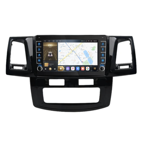 Штатная магнитола CarMedia OL-9603-D (с кнопками) для Toyota Hilux VII, Fortuner I 2011-2015 на Android 10.0