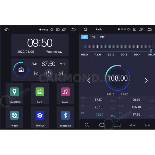 Штатная магнитола CarMedia OL-9210-2-HL для Ford S-MAX 2006-2015 на Android 10.0
