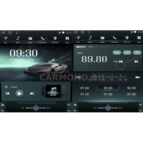 Штатная магнитола CarMedia OL-1801-RLX TESLA (вертикально-поворотный экран) для Haval H6 2014-2020 на Android 10.0