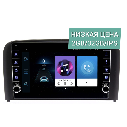 Штатная магнитола Wide Media LC9319ON-2/32 для Volvo S80 1998 - 2006 на Android 8.0