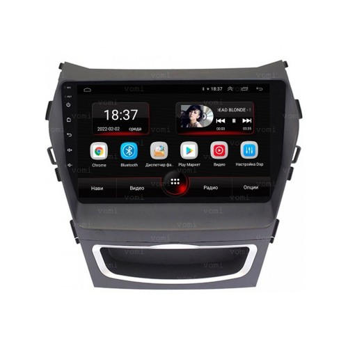Штатная магнитола Vomi AK312R9-MTK для Hyundai Santa Fe III 2012-2019 на Android 10.0