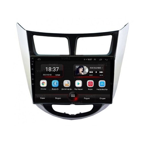 Штатная магнитола Vomi AK476R9-MTK для Hyundai Solaris I 2011-2017 на Android 10.0