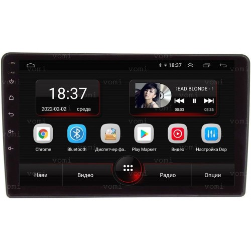Штатная магнитола Vomi AK396R9-MTK для Lada Granta I 2011-2019 на Android 10.0