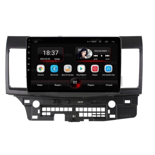 Штатная магнитола Vomi AK331R10-MTK для Mitsubishi Lancer X 2007-2016 на Android 10.0