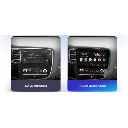 Штатная магнитола Vomi AK482R10-MTK для Mitsubishi Outlander III 2019-2024 на Android 10.0