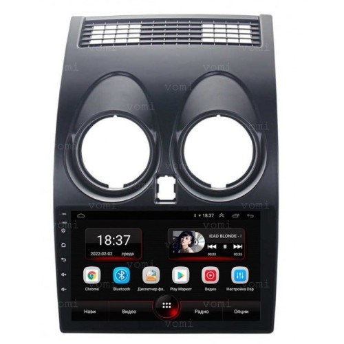Штатная магнитола Vomi AK338R9-MTK для Nissan Qashqai I 2007-2013 на Android 10.0